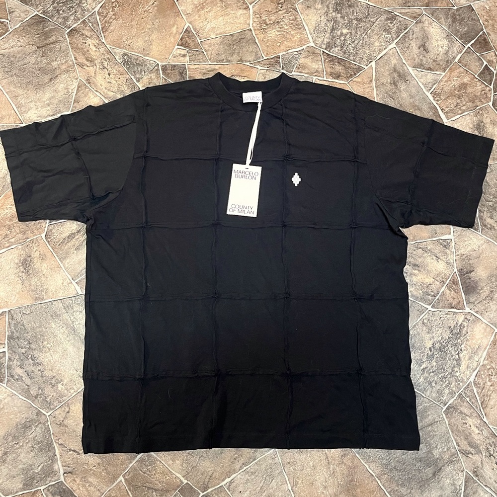 Authentic Marcelo Burlon County of Milan Black Men's Shirt